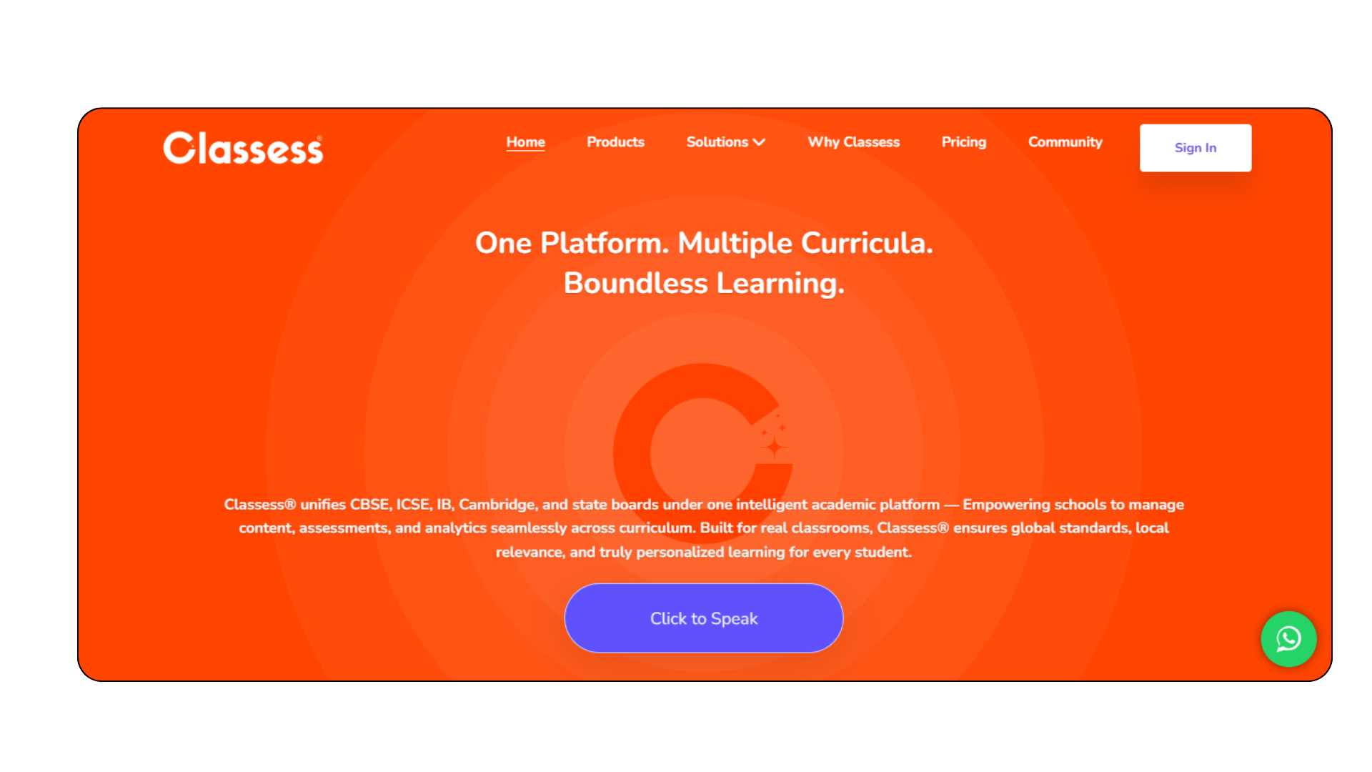 Classess Platform